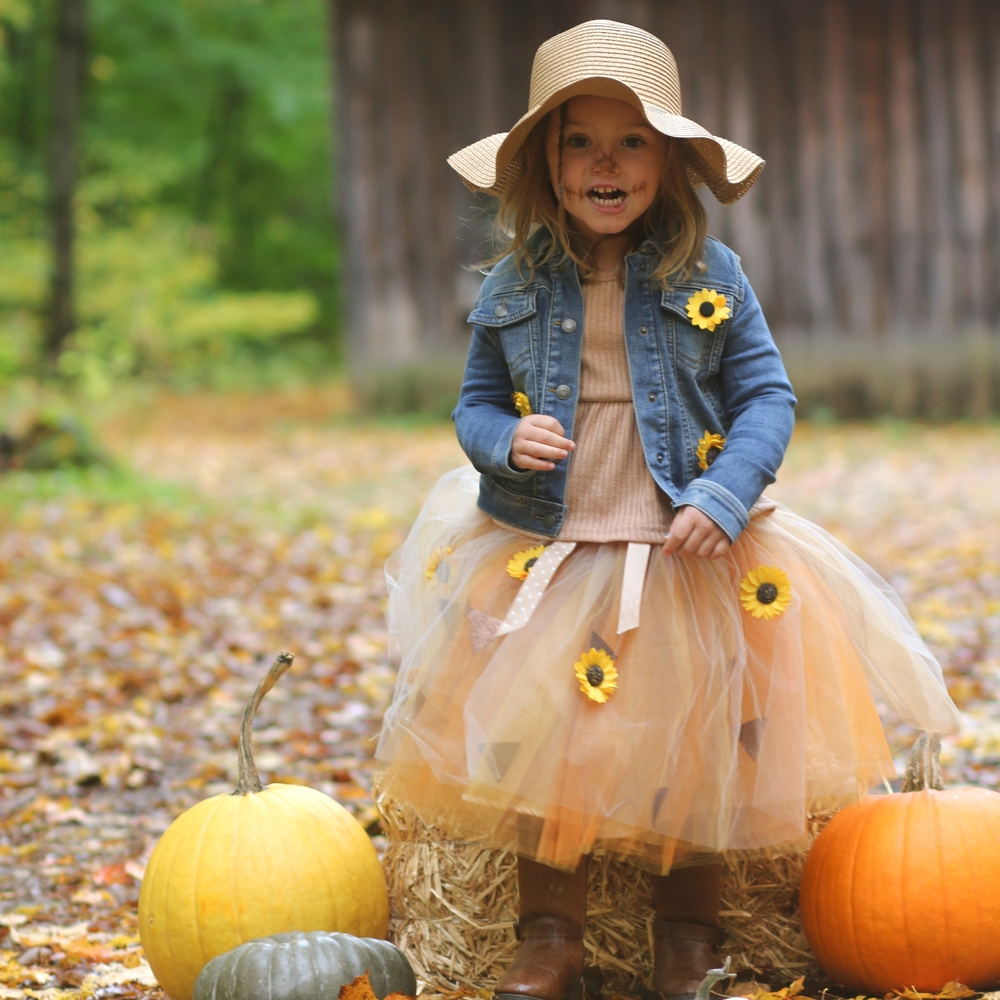 Sunflower Fairy Kids Costume